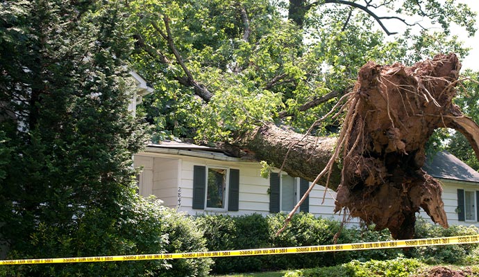 damaged wind